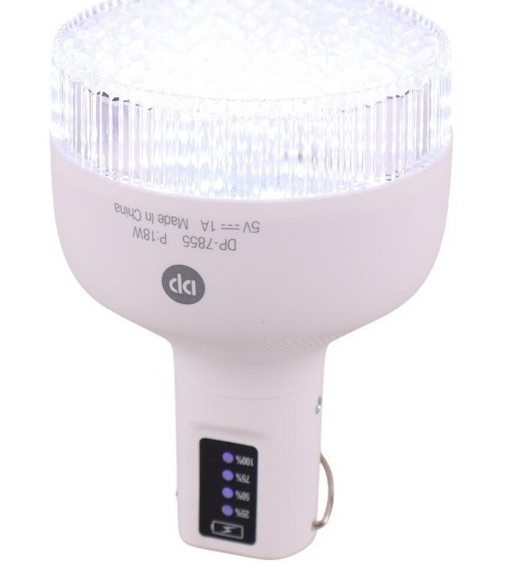 چراغ آویز دی پی مدل DP-7855 با نور مهتابی ۱۸ وات