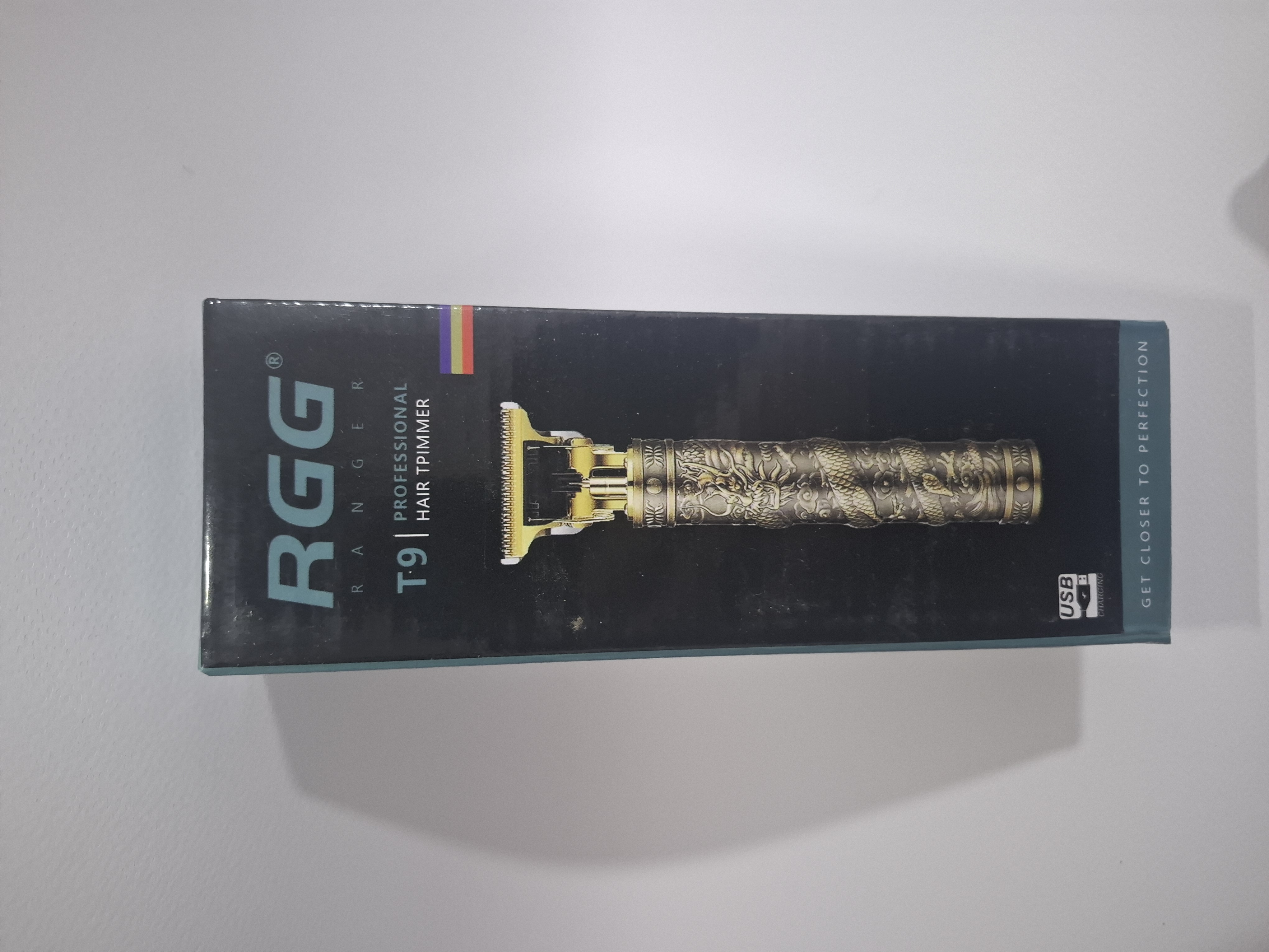 ماشین اصلاح خط زن و صفرزن RGG Ranger T9 شارژی USB | مناسب اصلاح مو، ریش و خط‌زنی