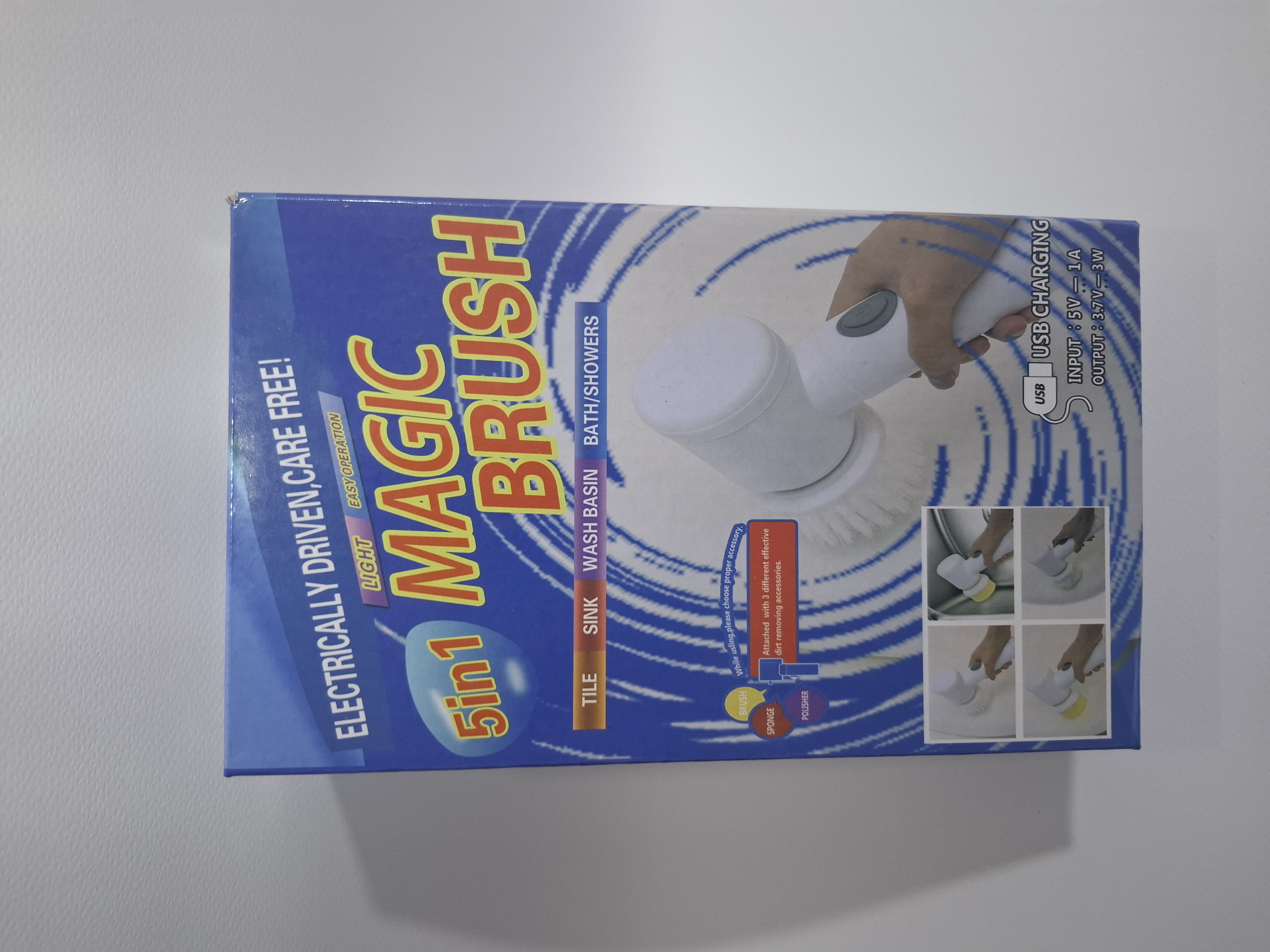 ​برس شستشو و فرچه برقی شارژی ۵ کاره مدل Magic Brush