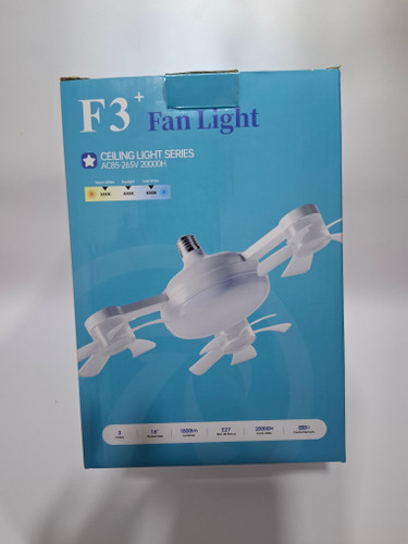 چراغ سقفی و پنکه چند منظوره کنترلی مدل +F3 (مدل ۱۸ اینچ / ۴۵ سانتیمتر)
