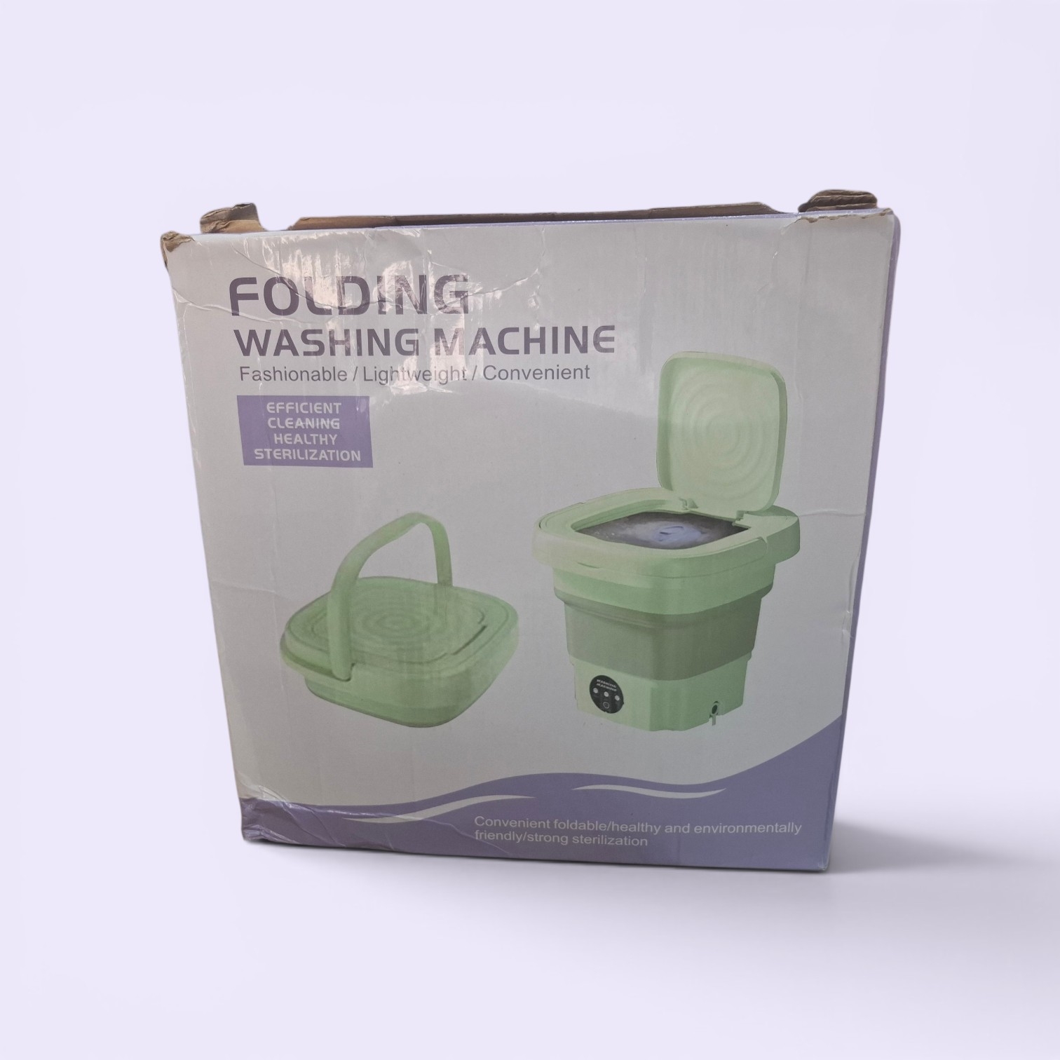 ​مینی واش و ماشین لباسشویی تاشو مسافرتی (Folding Washing Machine)