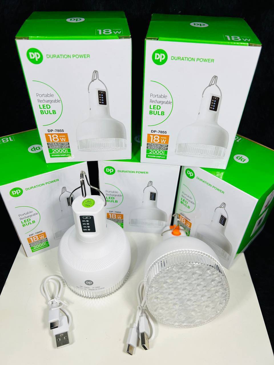 لامپ شارژی DP مدل DP-7855، توان ۱۸ وات