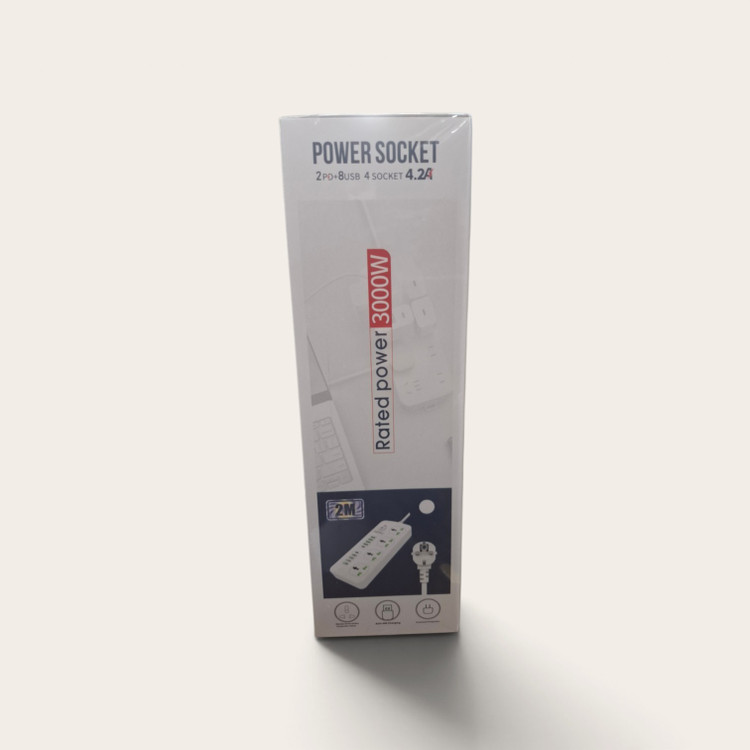 چندراهی برق و هاب شارژر ۱۰ پورت هپو مدل HEPU HP-H05 (توان ۳۰۰۰ وات با خروجی ۴.۲ آمپر)
