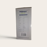 پنکه شارژی رومیزی ویداسی WEIDASI مدل WD-257، سایز ۱۴ اینچ با چراغ LED