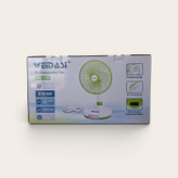 پنکه شارژی و رومیزی ویداسی (WEIDASI) مدل WD-219 سایز ۷.۵ اینچ به همراه چراغ خواب
