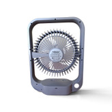 پنکه شارژی و رومیزی ویداسی (WEIDASI) مدل WD-280 سایز ۷.۵ اینچ به همراه چراغ ۶ SMD