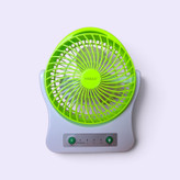 پنکه شارژی و رومیزی ویداسی (WEIDASI) مدل WD-202 سایز ۷.۵ اینچ به همراه چراغ ۴ SMD