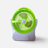پنکه شارژی و رومیزی ویداسی (WEIDASI) مدل WD-202 سایز ۷.۵ اینچ به همراه چراغ ۴ SMD