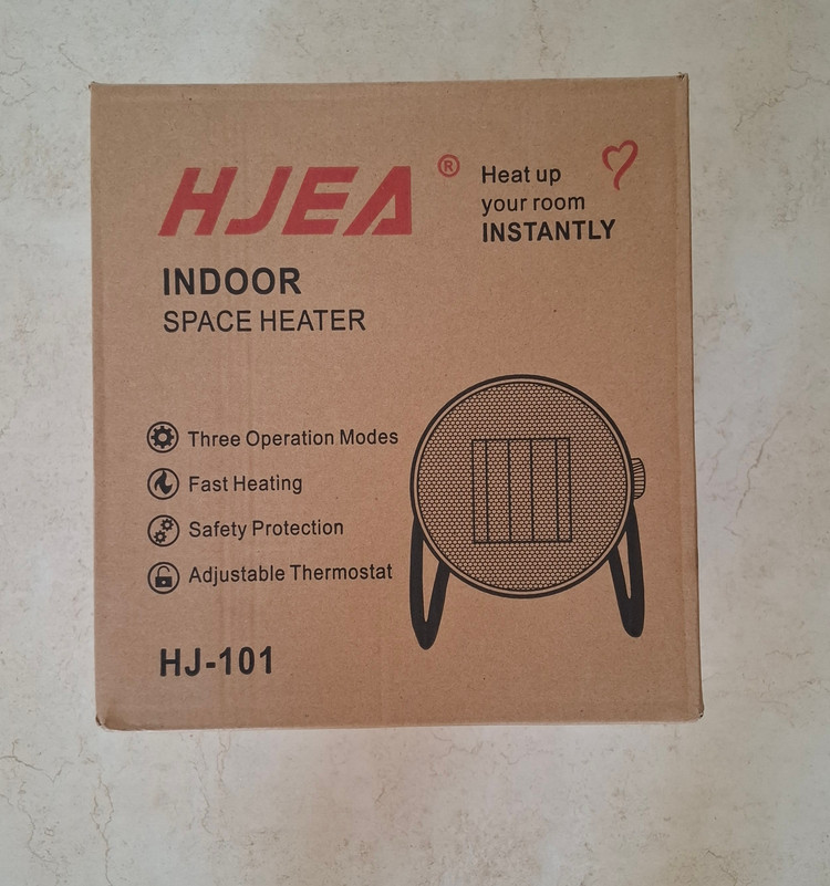 بخاری برقی رومیزی HJEA مدل HJ-101 (توان ۲۰۰۰ وات)