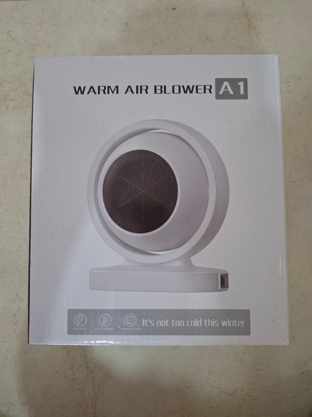بخاری برقی و گرمکن رومیزی مدل Warm Air Blower A1 (فن هیتر mini رومیزی قابل حمل)